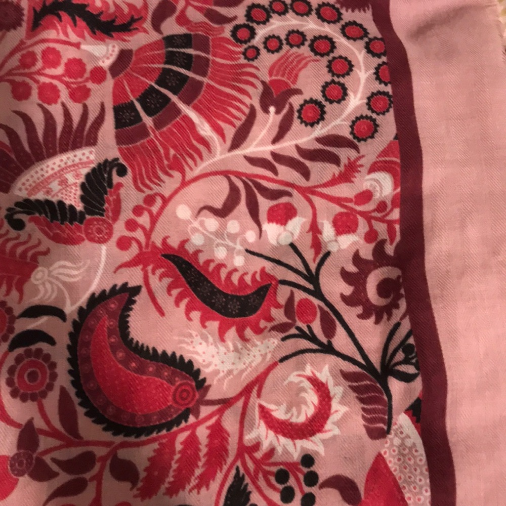 Purple paisley scarf